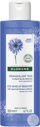 Klorane Make-Up Remover Lotion With Soothing Cornflower Bottle 200ml