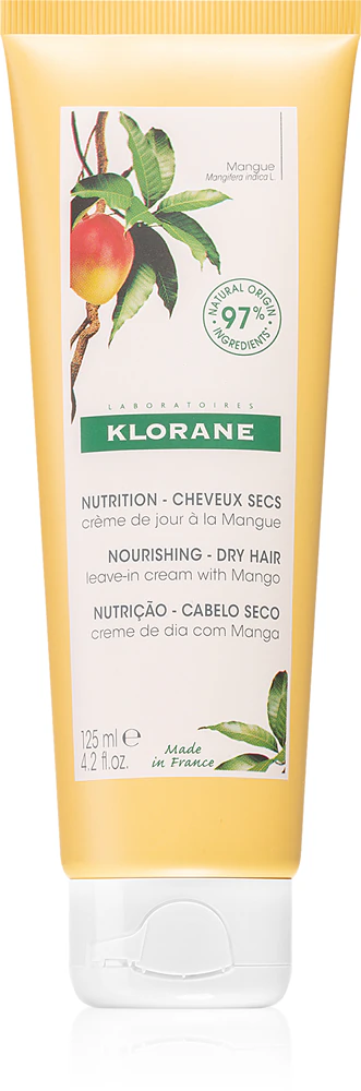 Klorane Mango leave-in cream to nourish and moisturize