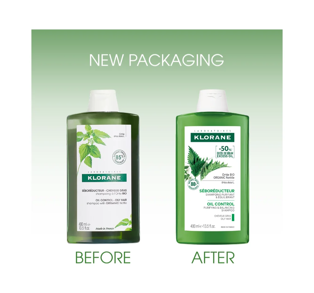 Klorane Nettle the cleansing shampoo for oily hair