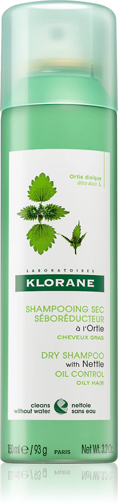 Klorane Nettle dry shampoo for oily hair