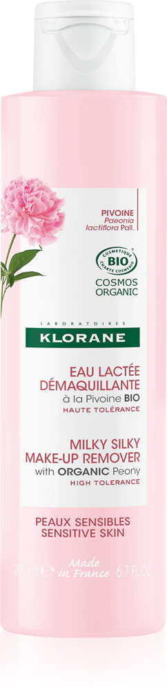 Klorane Peony make-up removal milk to soothe the skin