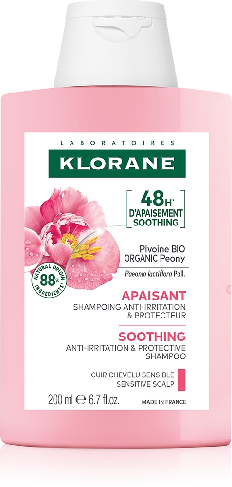 Klorane Peony Shampoo for sensitive scalps 200 ml