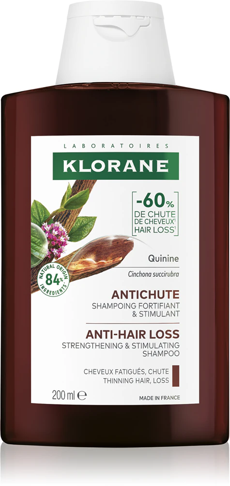 Klorane Quinine & Edelweiss organic strengthening shampoo against hair loss 200 ml