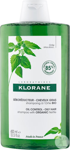 Klorane Shampoo With Nettle Organic Bottle 400ml