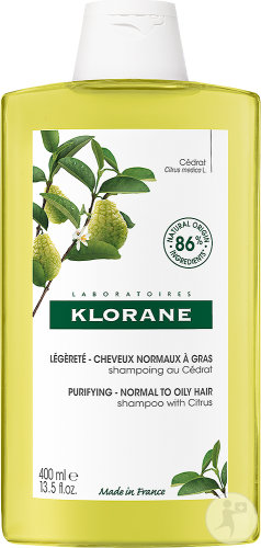 Klorane Shampoo With Cedrat Normal To Oily Hair Bottle 400ml