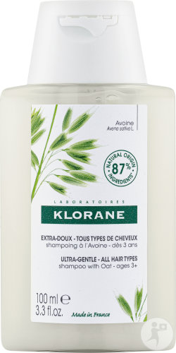 Klorane Shampoo With Oats All Hair Types Bottle 100ml