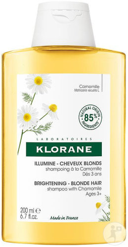Klorane Shampoo With Chamomile Blonde Hair Bottle 200ml