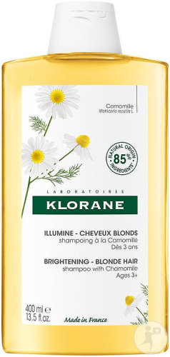 Klorane Shampoo With Chamomile Blonde Hair Bottle 400ml