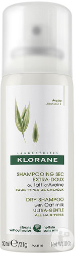 Klorane dry shampoo with oat milk 50ml
