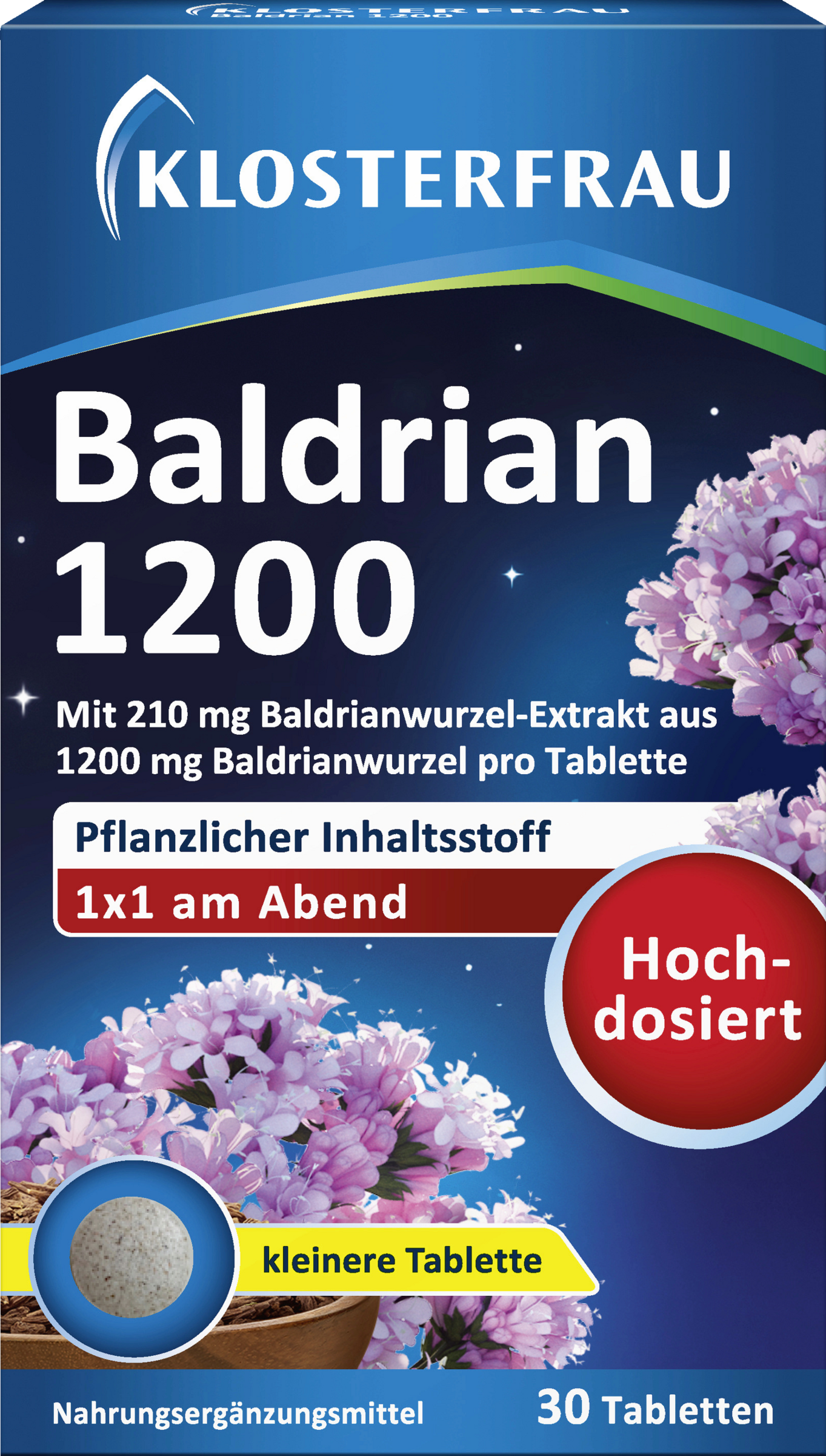 Klosterfrau Valerian 1200 Tablets 17.6g