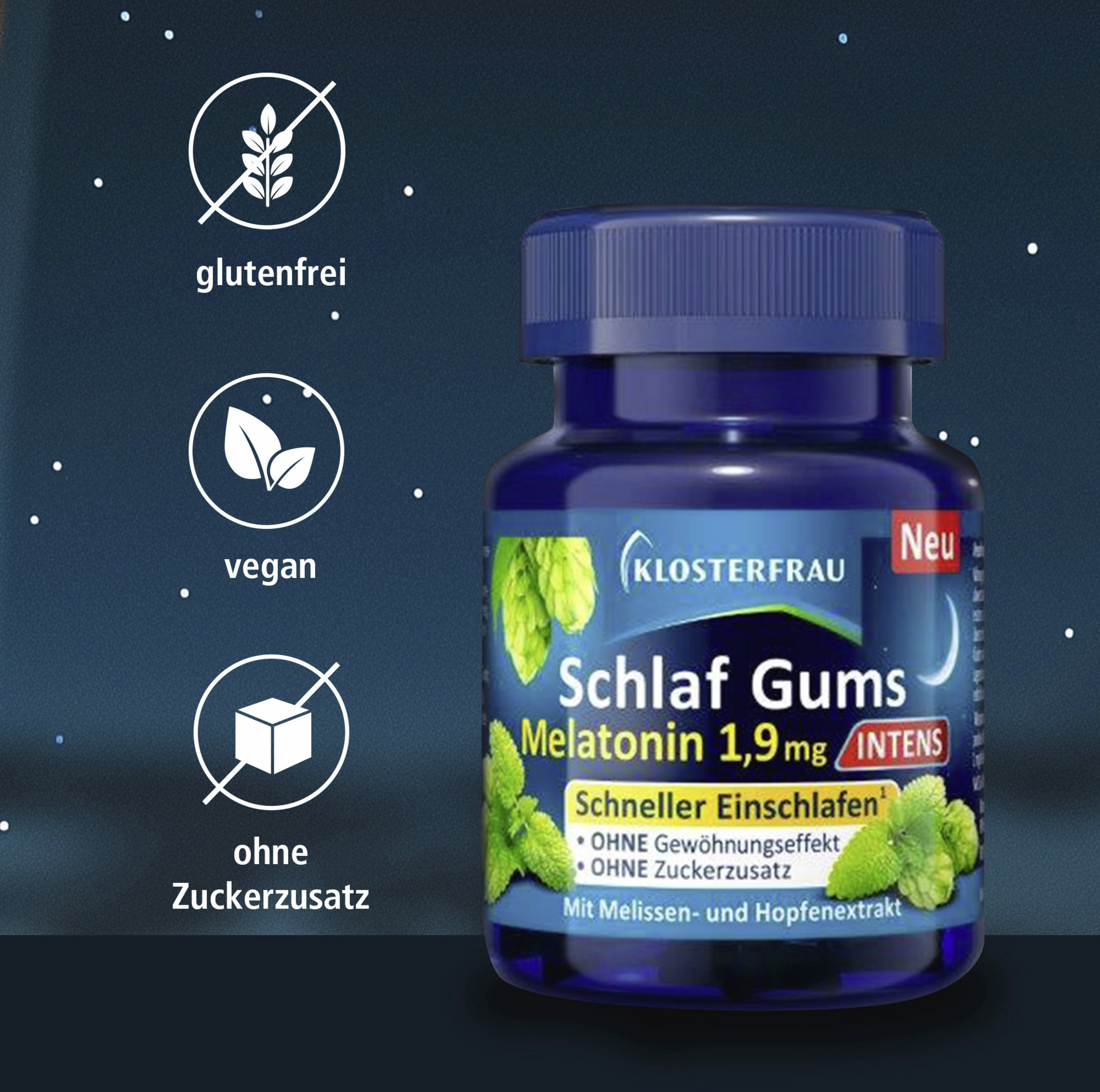 Klosterfrau Sleep Gums INTENS