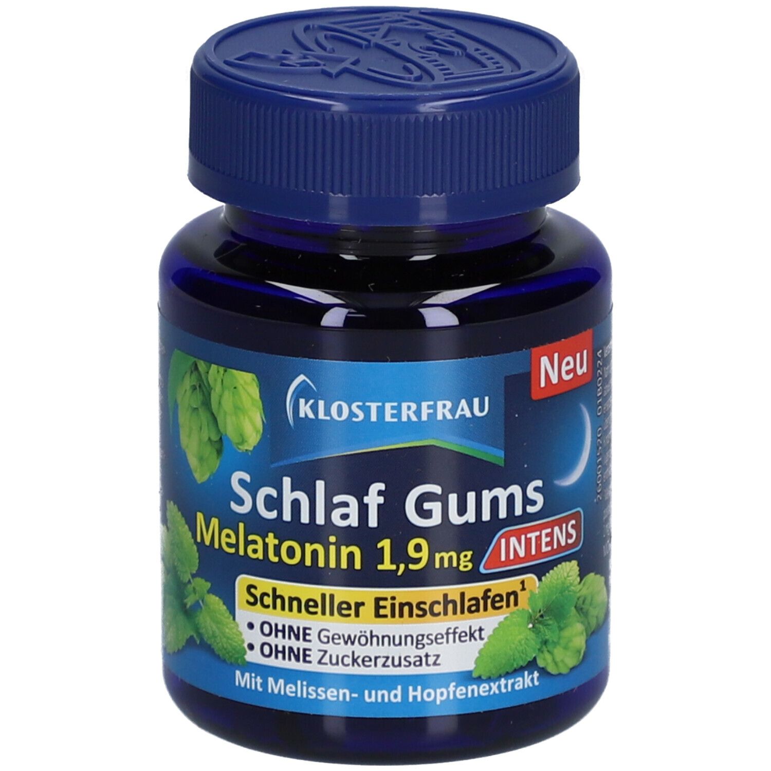 Klosterfrau Schlaf Gums Melatonin 1,9 mg Intens 30 St