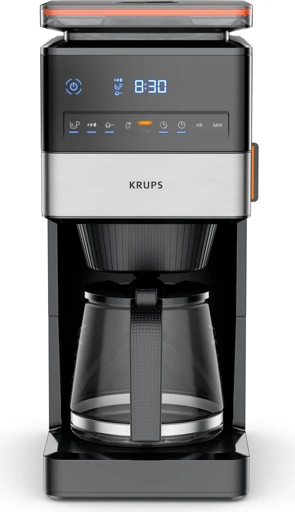 Krups KM8428 Grind Aroma XL glass filter coffee machine