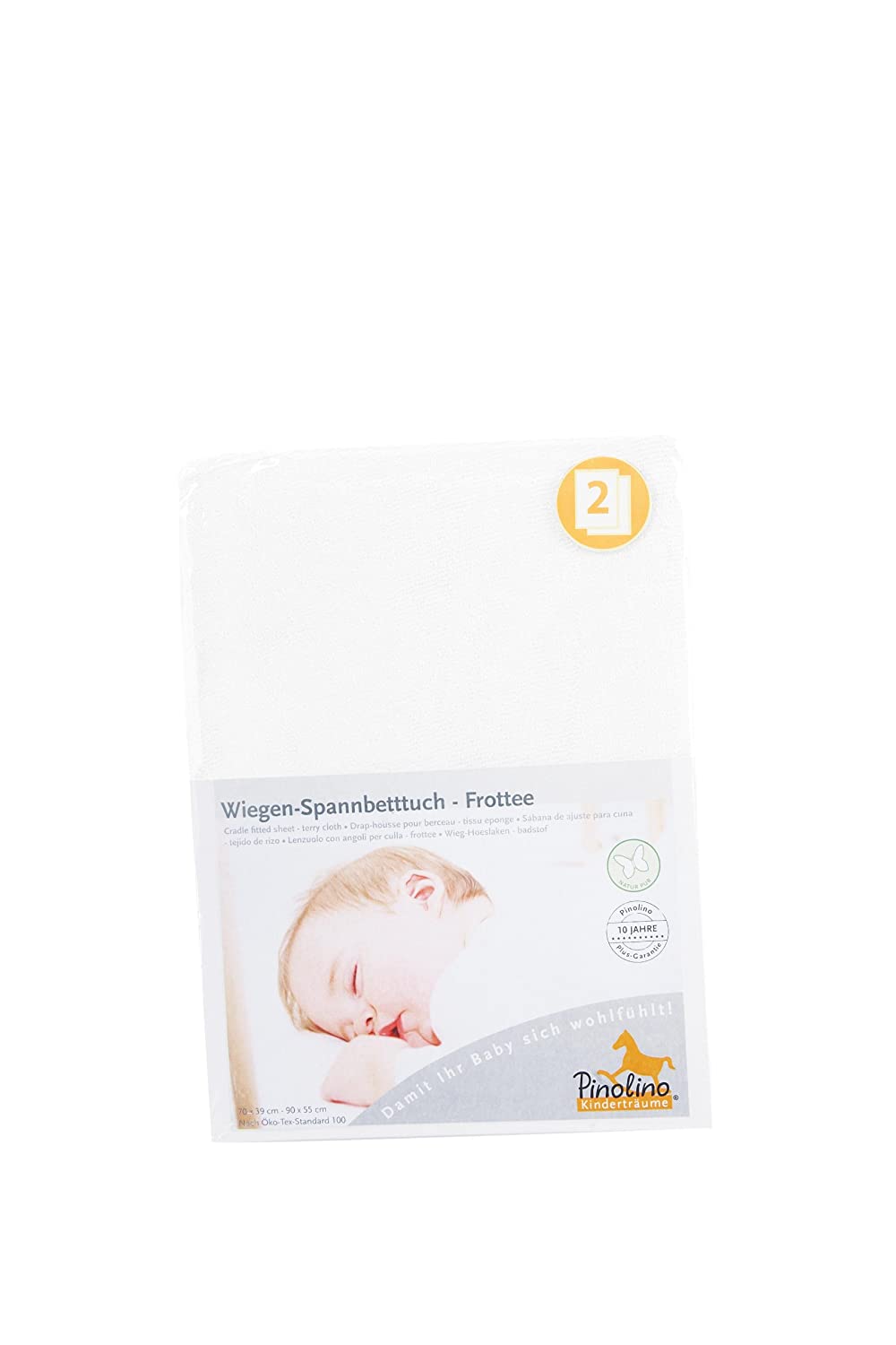 Pinolino 540064-0D Double Pack Fitted Sheet