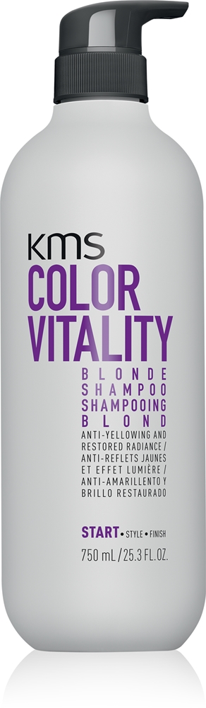 KMS Color Vitality Blonde Shampoo Nourishing shampoo for blonde and streaked hair