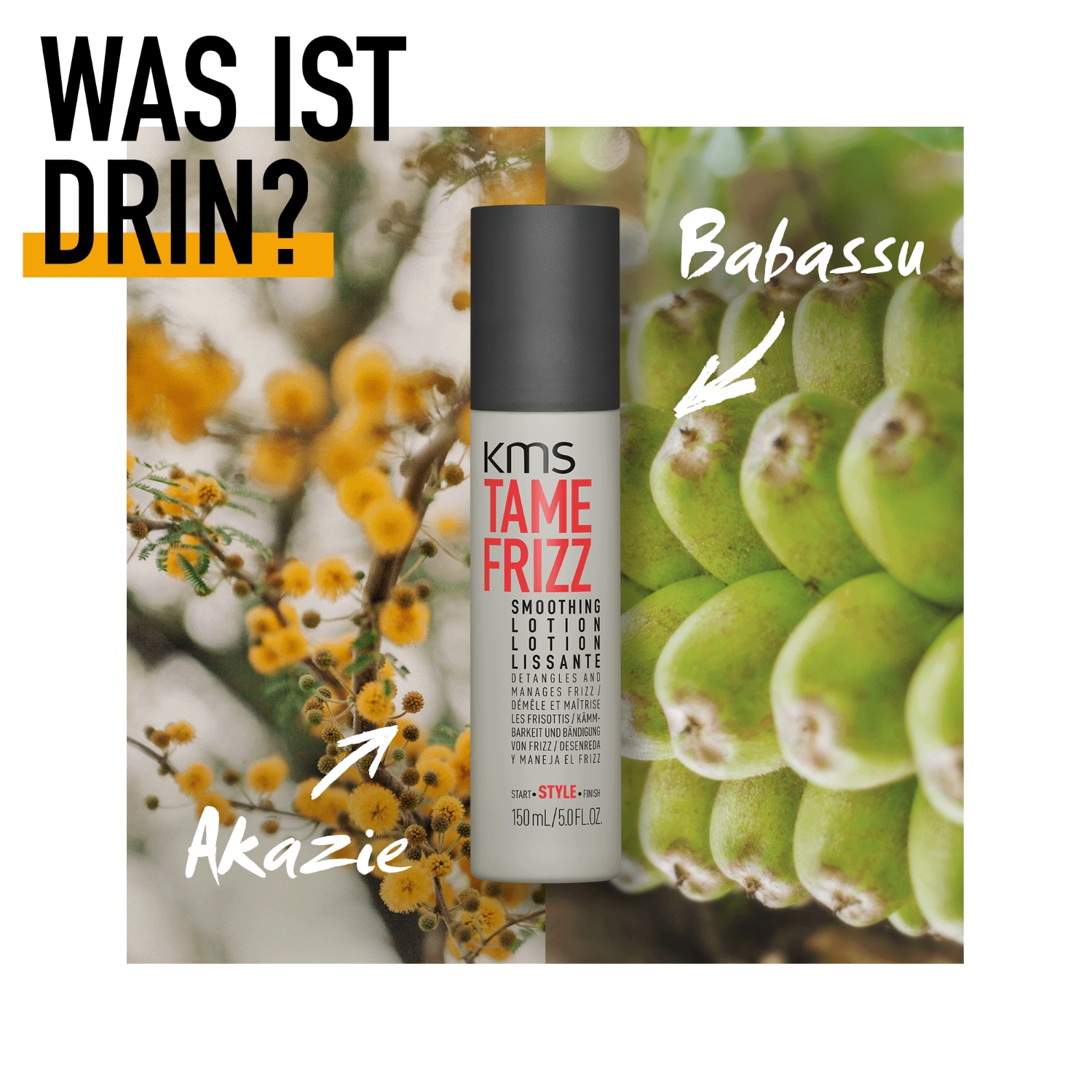 KMS Hair Cream Tame Frizz Smoothing Lotion