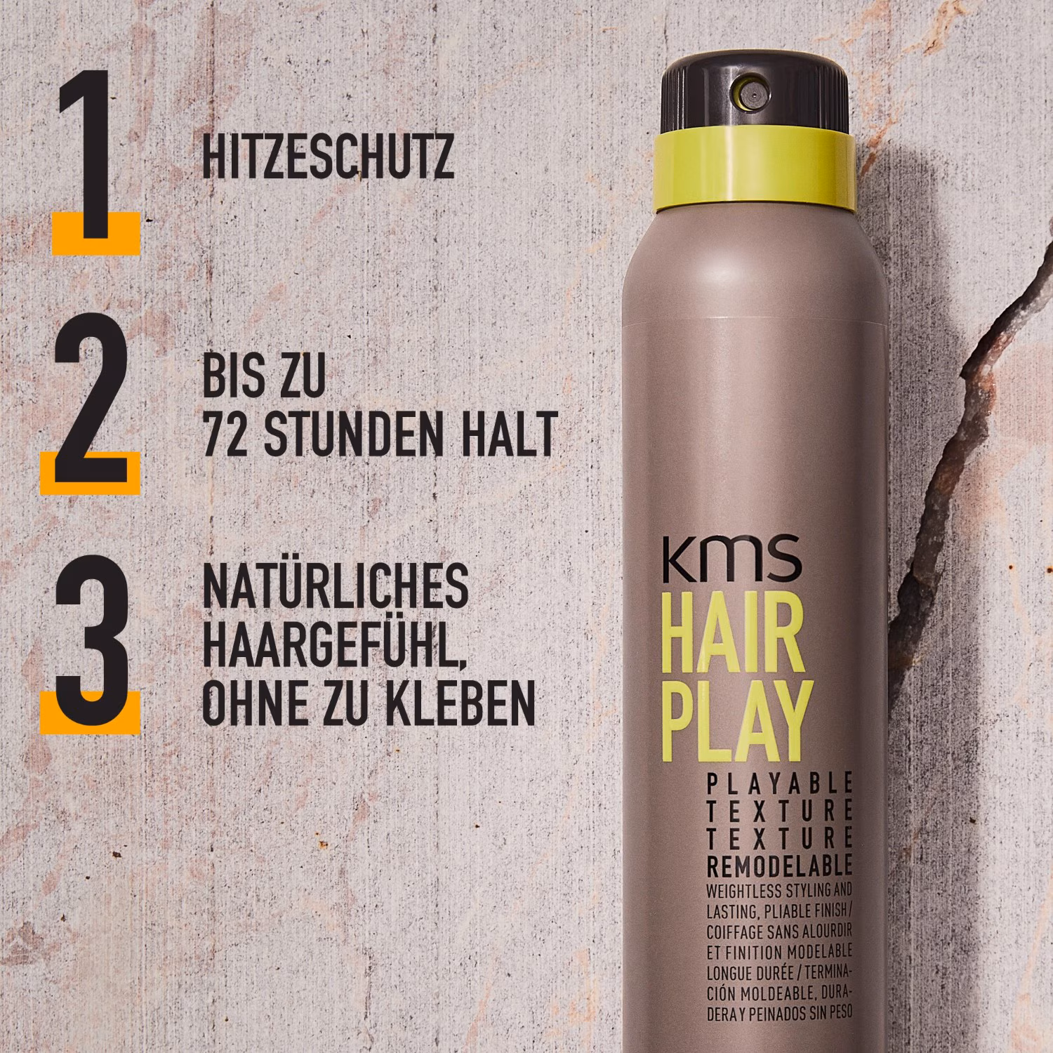 KMS hairspray HAIRPLAY Playable Texture