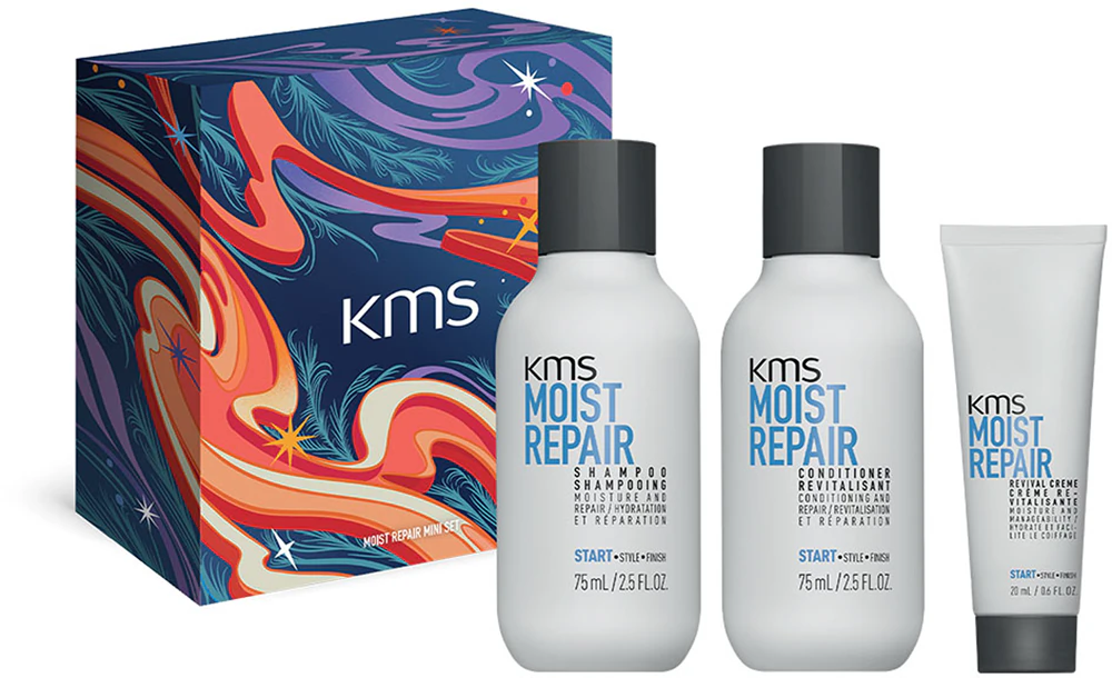 KMS Moist Repair Mini Set Gift set for nourishing and moisturizing