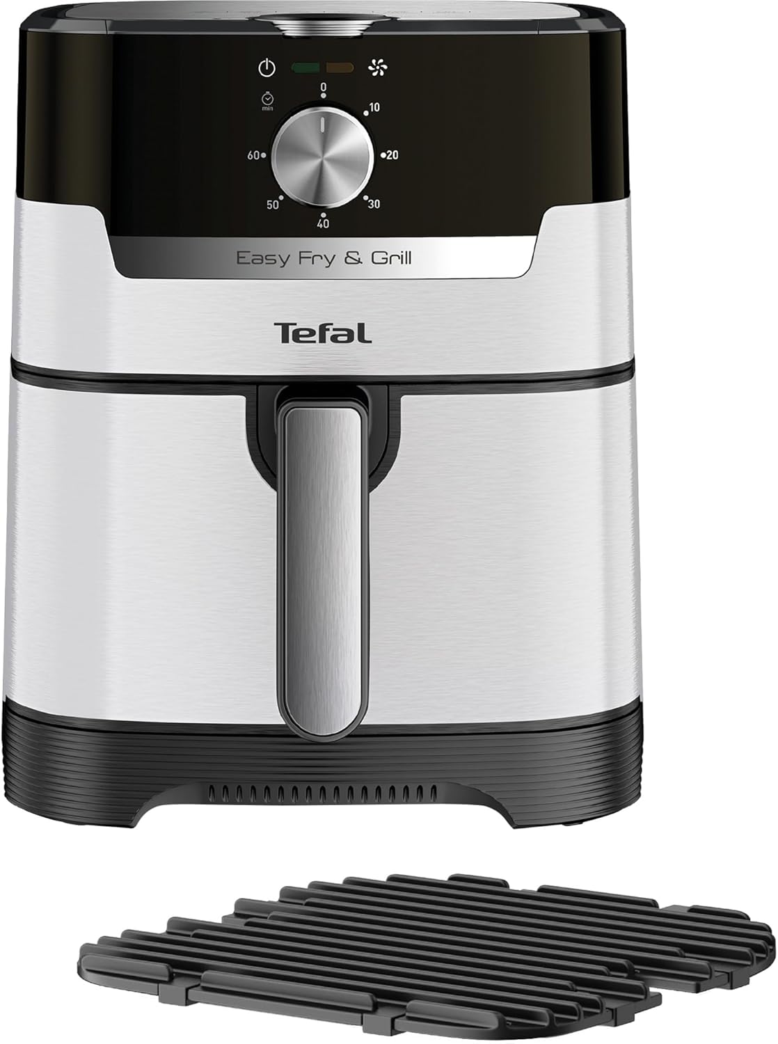 Tefal Store Tefal Easy Fry & Grill XL Classic Hot Air Fryer 4.2 L - 2-in-1 Airfryer with Grill Plate, 80-200°C, 60 Minute Timer, Low Fat Frying, Energy Saving, Non-Stick & Dishwasher Safe EY501A