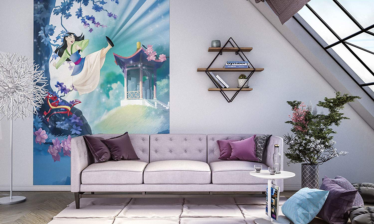 &Apos;Komar 020 Dvd2 Disney Non-Woven Wallpaper From Mulan, 200 X 250 Cm (W