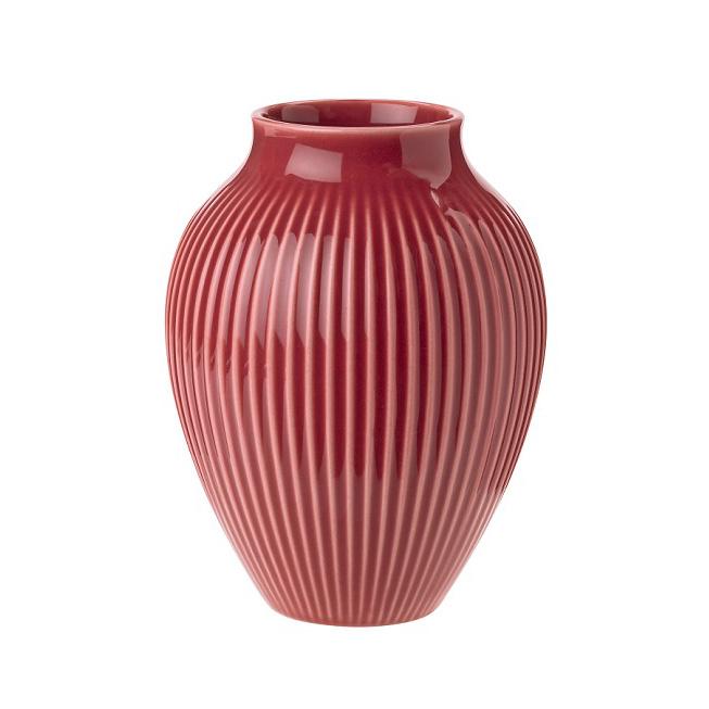 knabstrup-keramik Knabstrup Vase Fluted 12.5Cm
