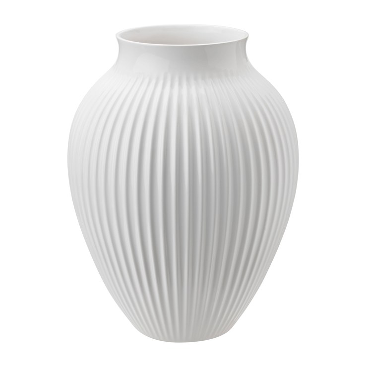 knabstrup-keramik Knabstrup vase ribbed 35cm