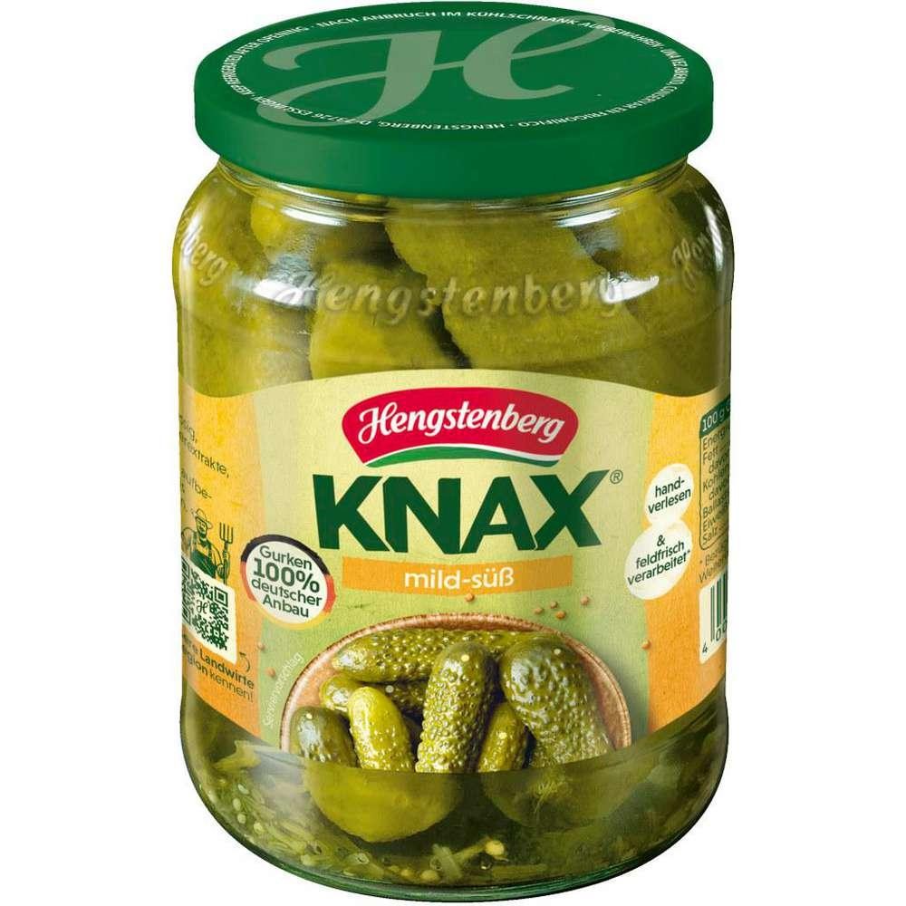 Hengstenberg Knax Pickles, Mild & Sweet