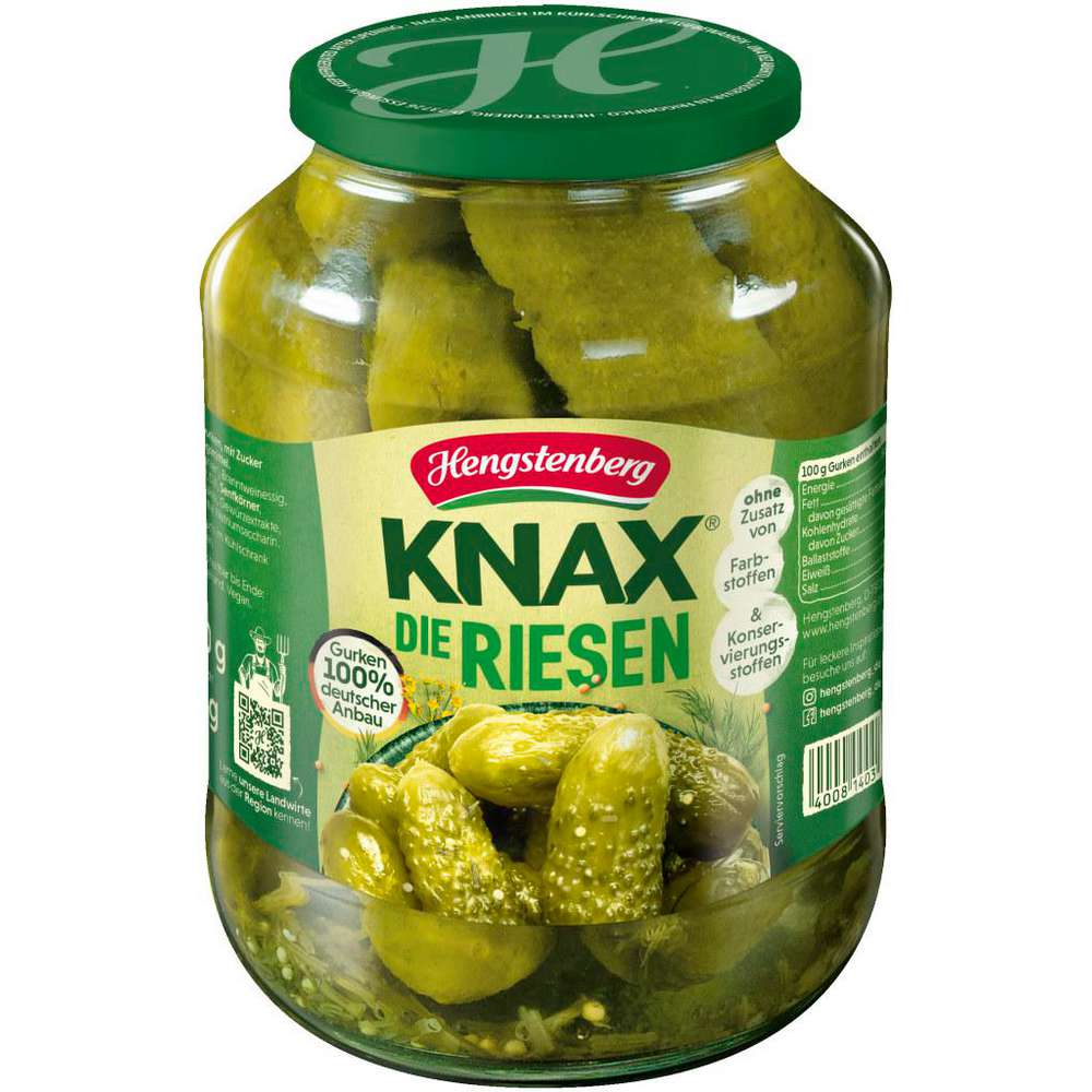 Hengstenberg Knax Crooked Cucumbers