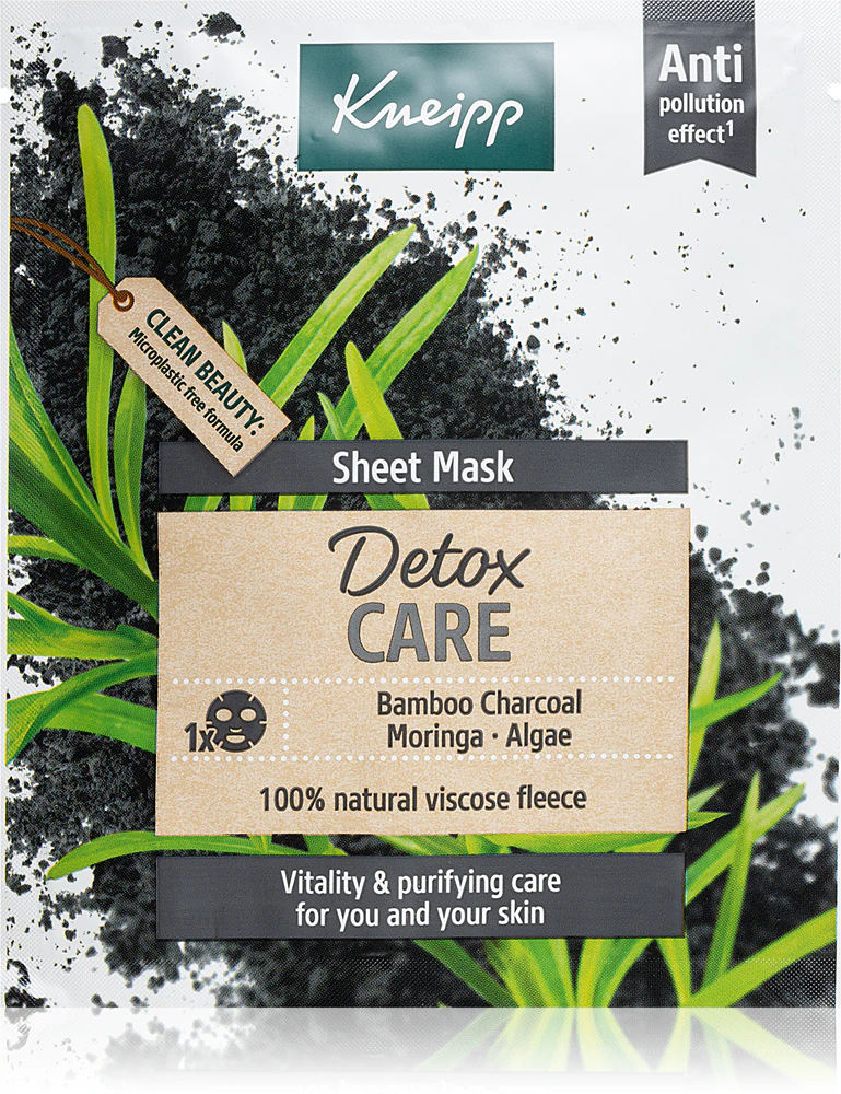 Kneipp Detox cell layer mask with a purifying effect