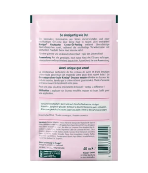 Kneipp Skin-Softening Cream-Oil Scrub with valuable almond oil and fine sugar crystals