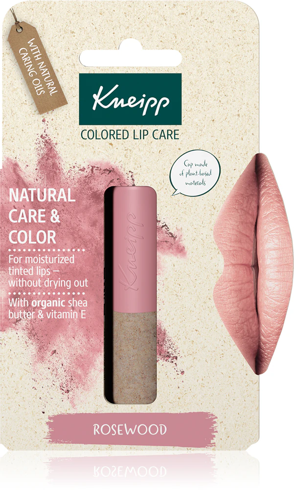 Kneipp Natural Care & Color tinting lip balm Farbton Rosewood 3,5 g