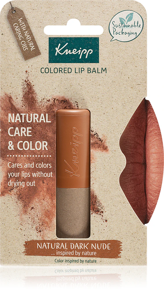 Kneipp Natural Care & Color tinting lip balm Farbton Natural Dark Nude 3,5 g