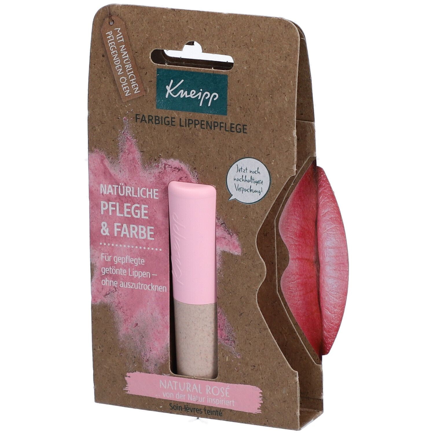 Kneipp® Colored Lip Care Natural Rosé 3,5 g