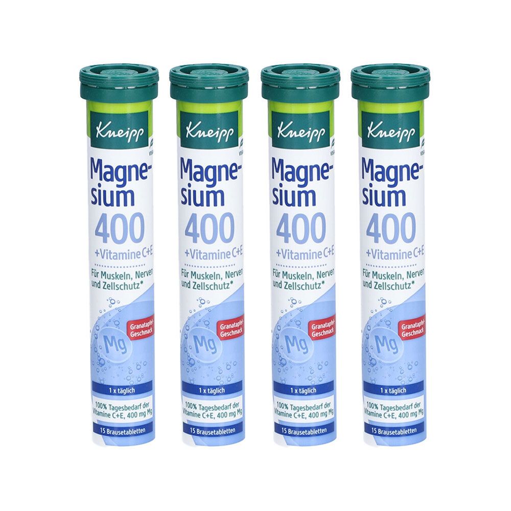 Kneipp® Magnesium 400 + C + E, 60 capsules