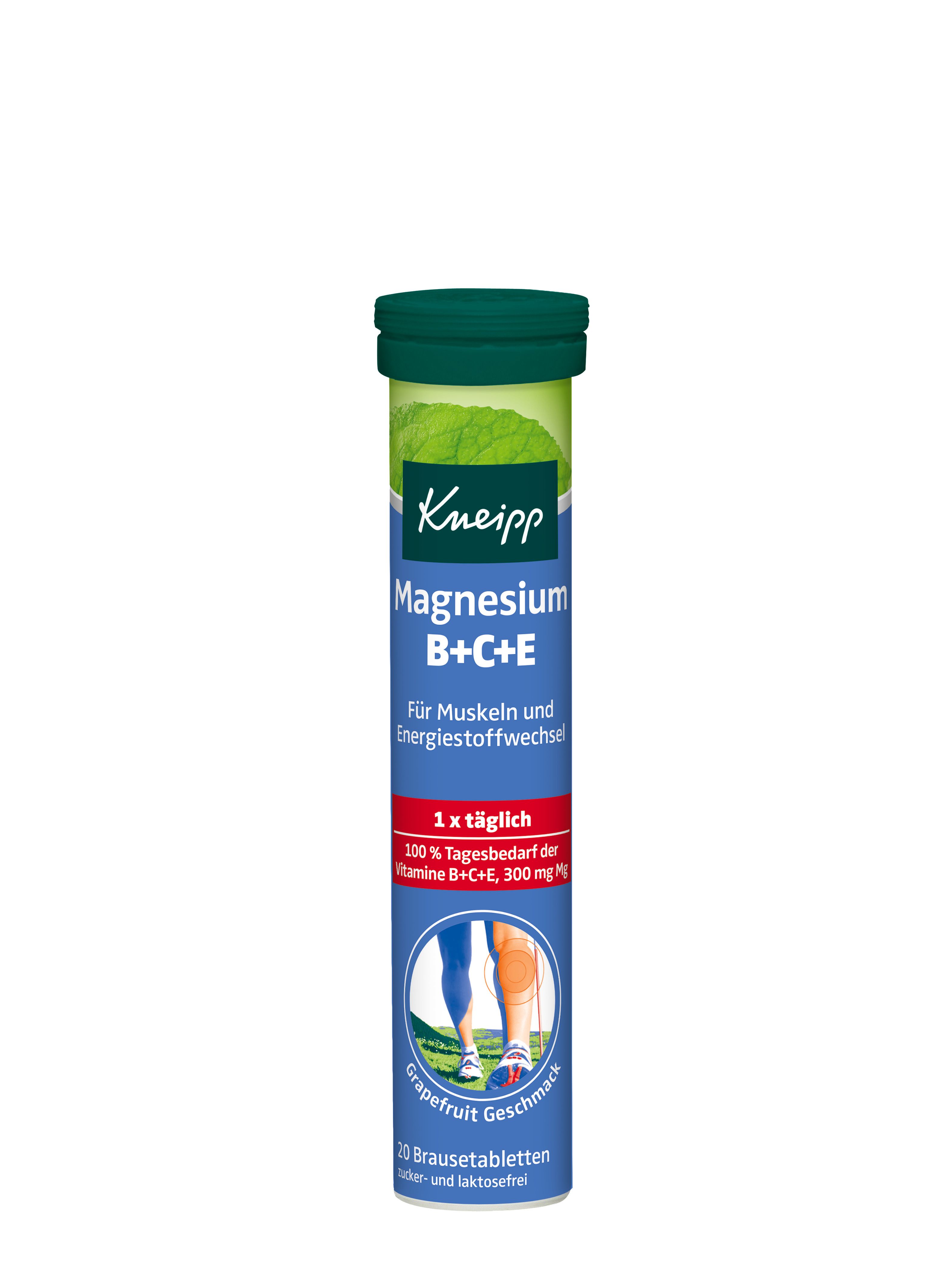 Kneipp® Magnesium + Vitamins B+C+E Effervescent Tablets 20 St
