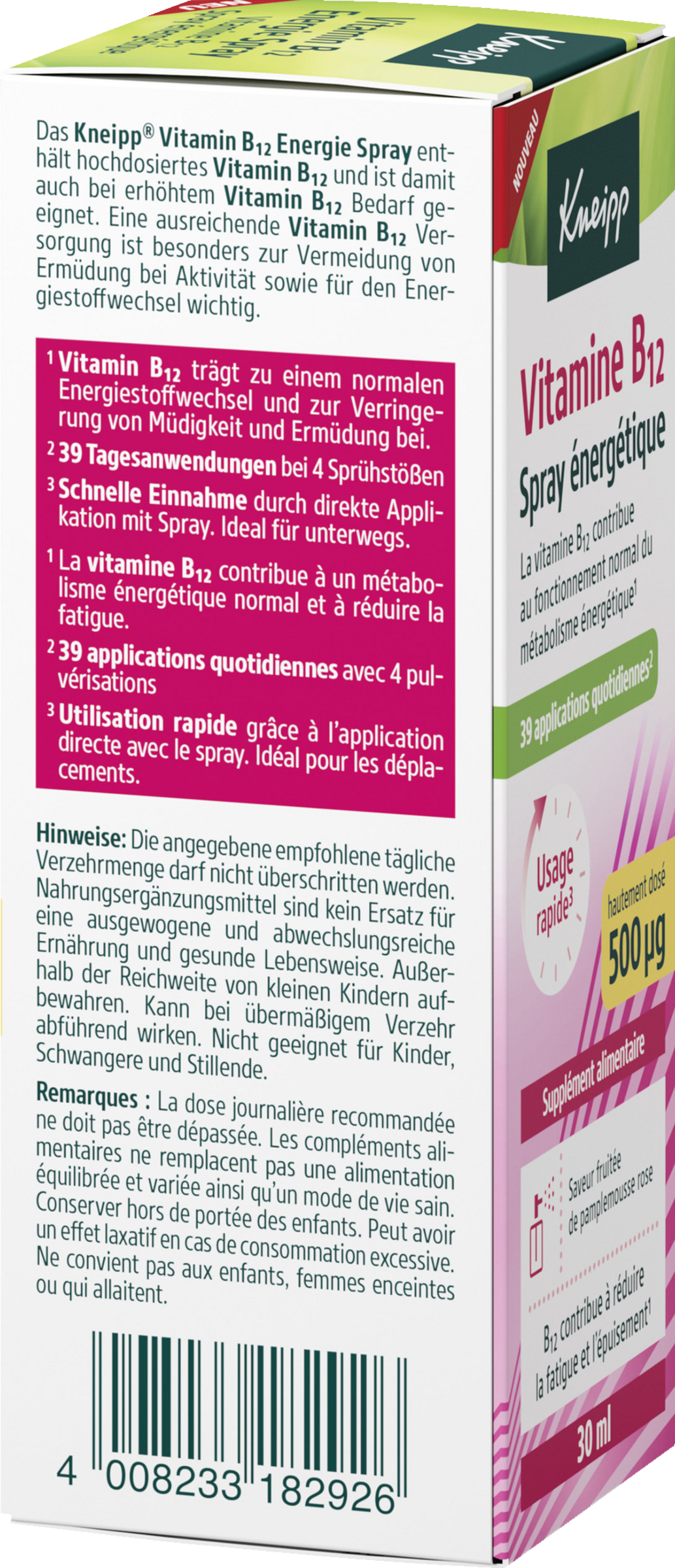 Kneipp Vitamin B12 Energy Spray 30 ml