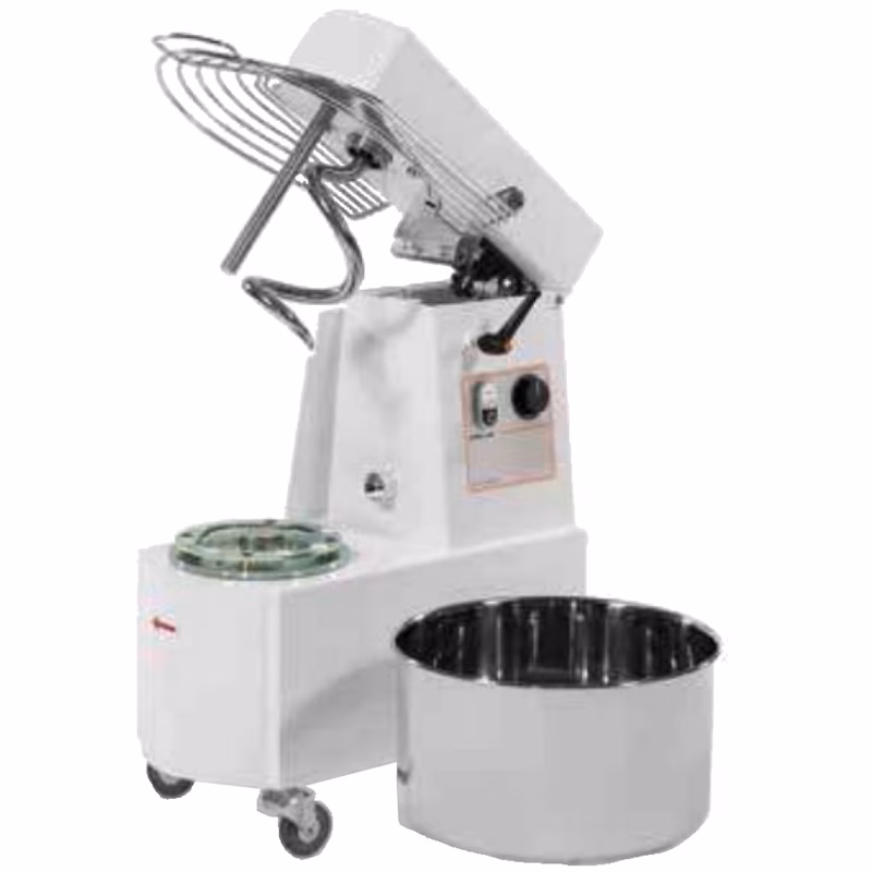 Kneading machine with folding head, 48 liter capacity - 480x810x870 mm - 2200 W 230/1V - 55050261 Eurast