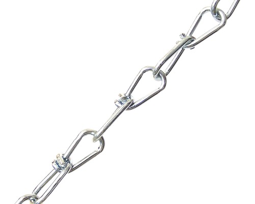 Pösamo Knot chain Ø 2.2 mm galvanized steel, sold by the meter
