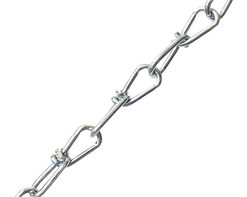 Pösamo knot chain Ø 1.6 mm, galvanized steel, sold by the meter