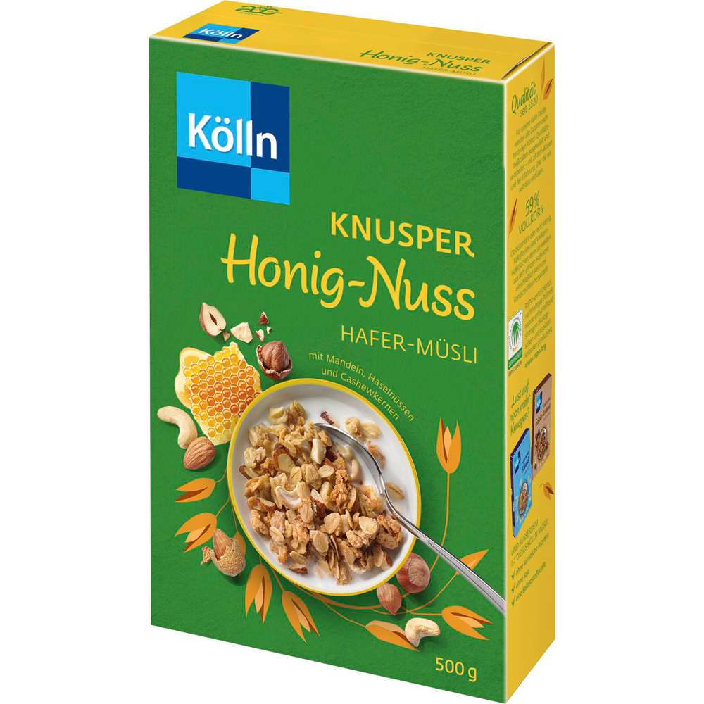 Kölln Knusper Honig-Nuss Müsli
