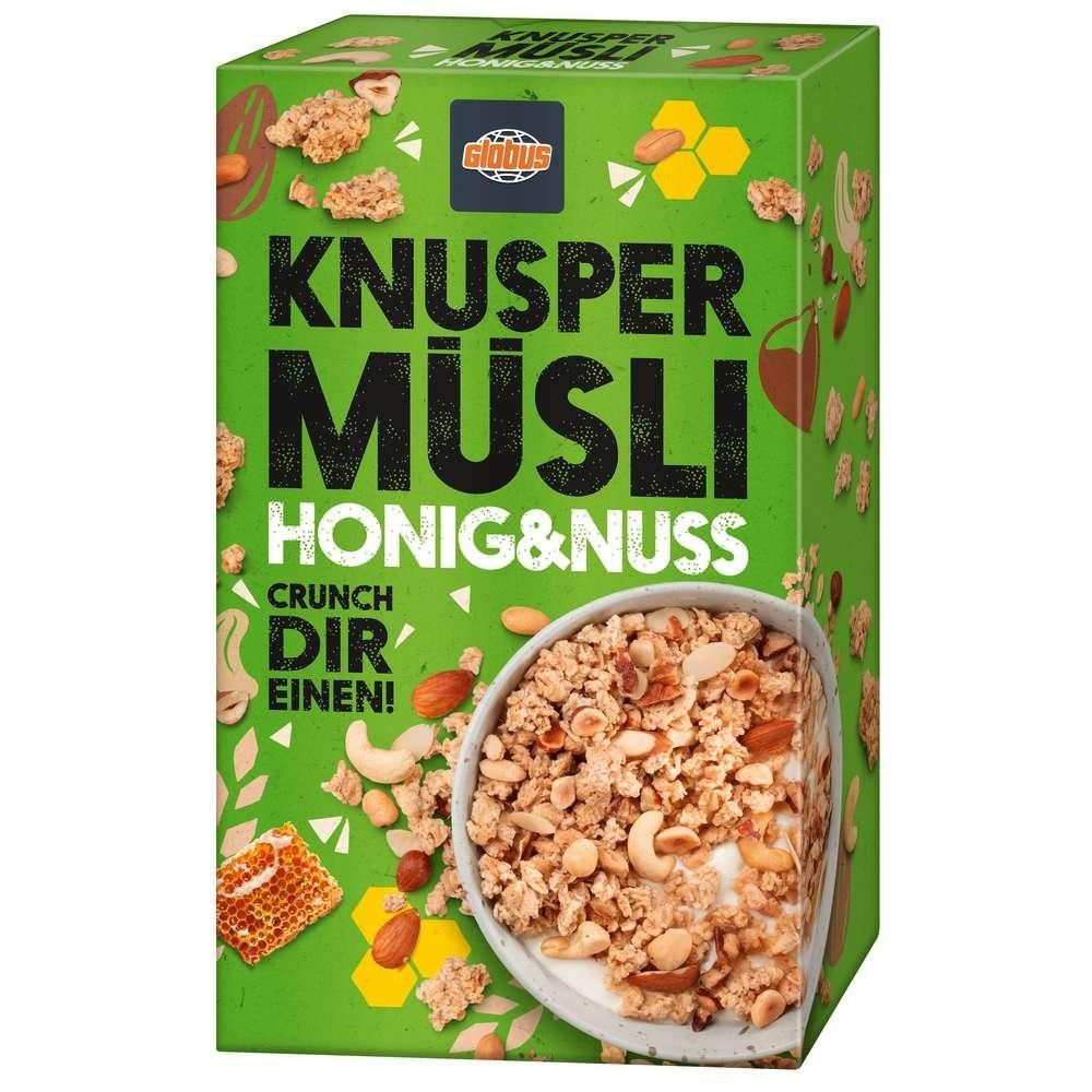 GLOBUS Crunchy muesli, honey-nut