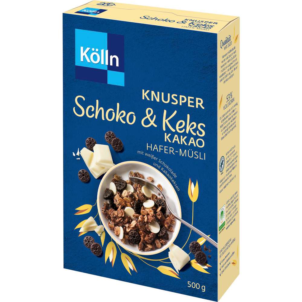 Kölln Knusper-Müsli, Schoko & Keks Kakao