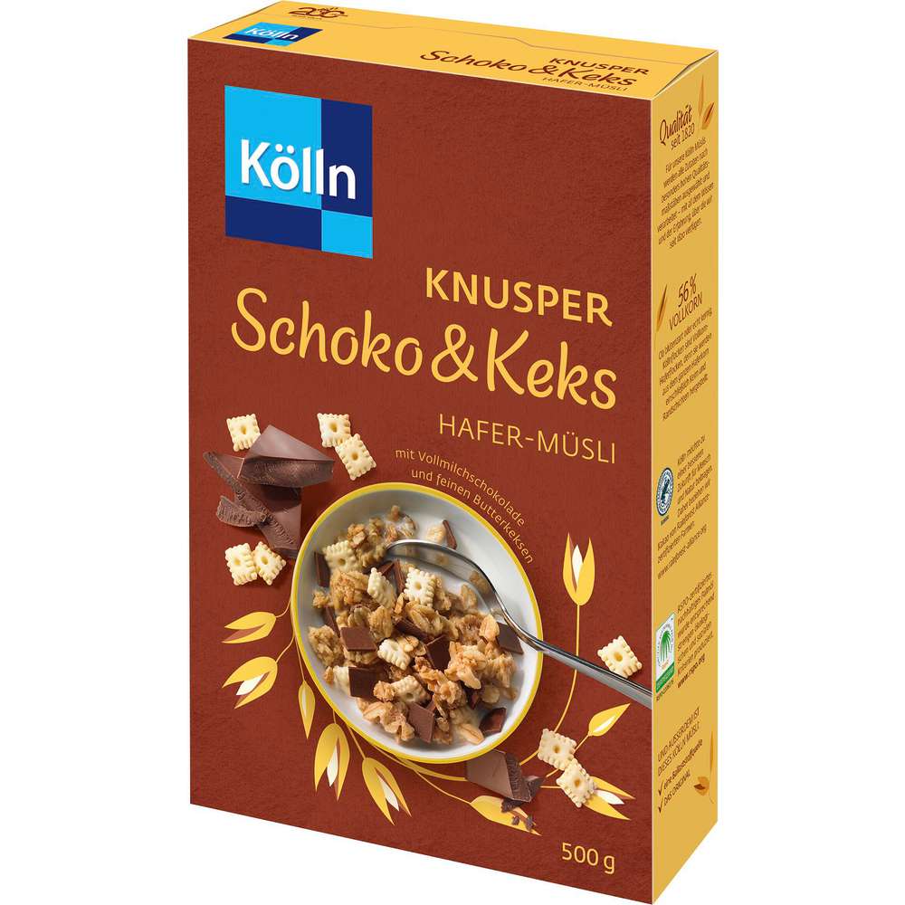 Kölln Knusper-Müsli, Schoko & Keks