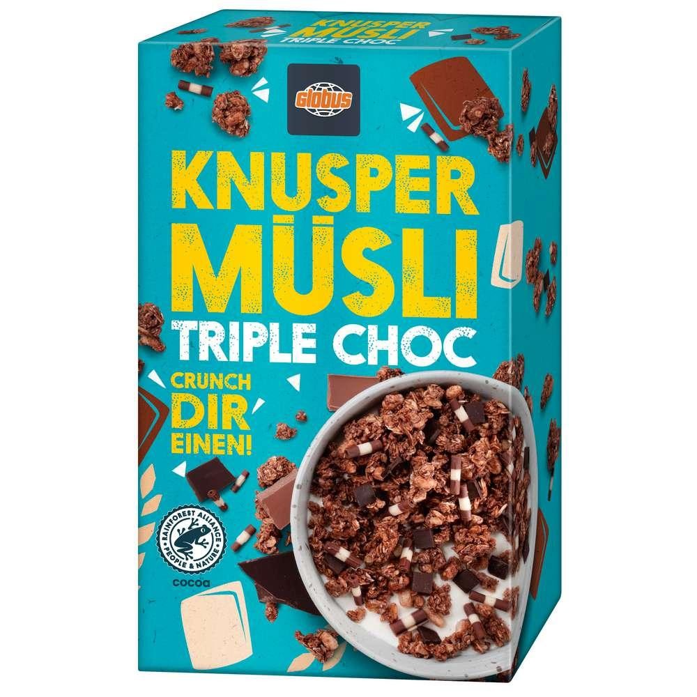 GLOBUS Crunchy muesli, Triple Choc