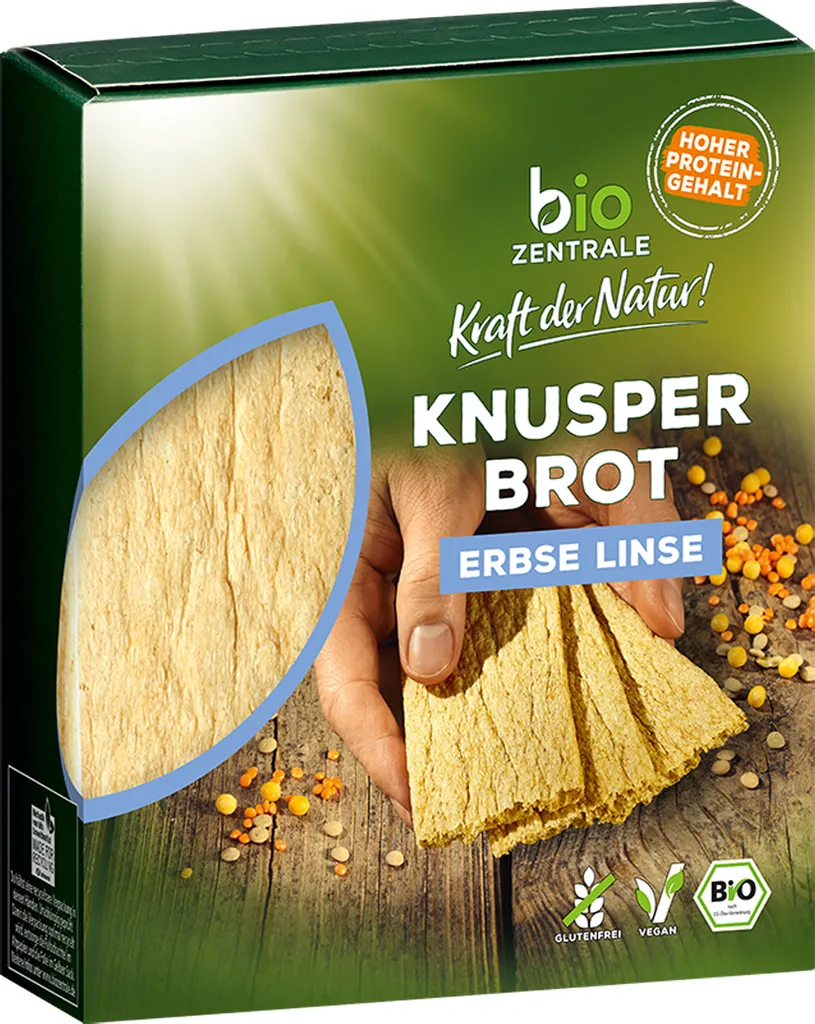 Importhaus Wilms/Impuls Crispy bread, peas, lentils 100g