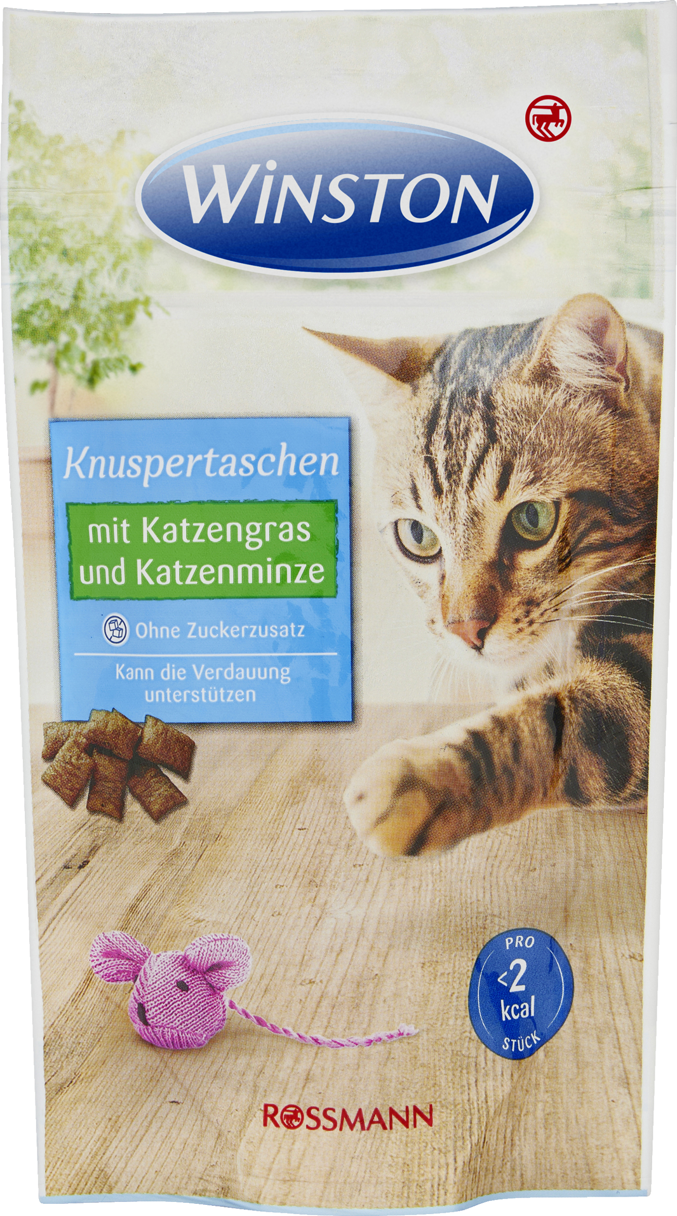 Winston Crunchy pockets cat grass & catnint 50g