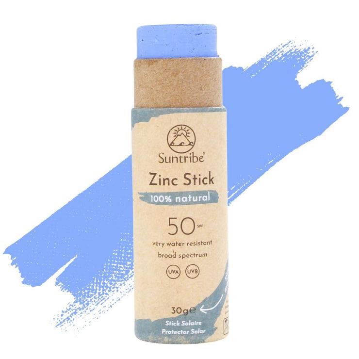 Suntribe Organic Sun Cream - Face & Sport - SPF 30, 100% Zinc - Reef Safe - 3 to 4 Ingredients - 30ml