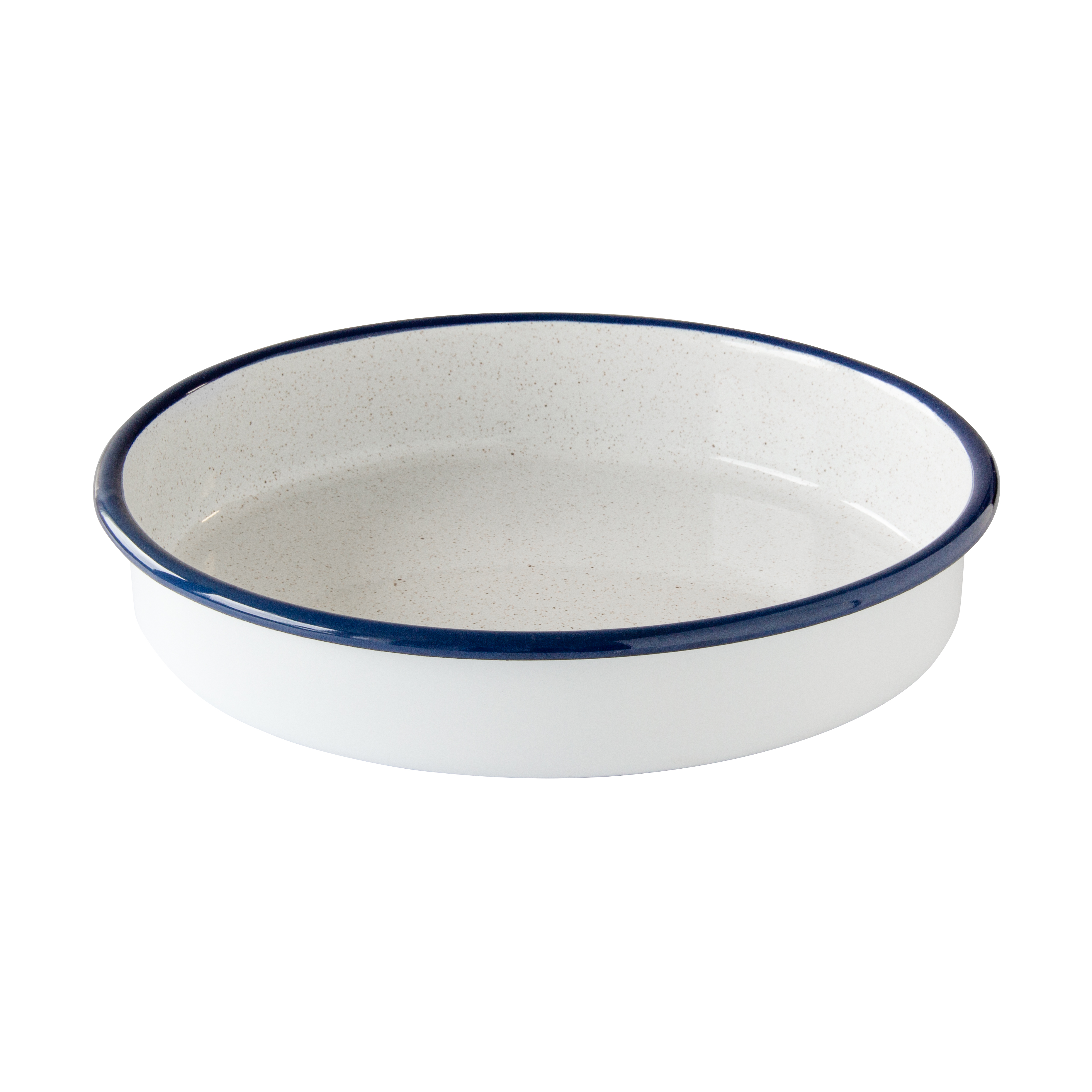 kockums-jernverk Kockums Casserole Dish, Kockums white-blue, round, Ø28 cm