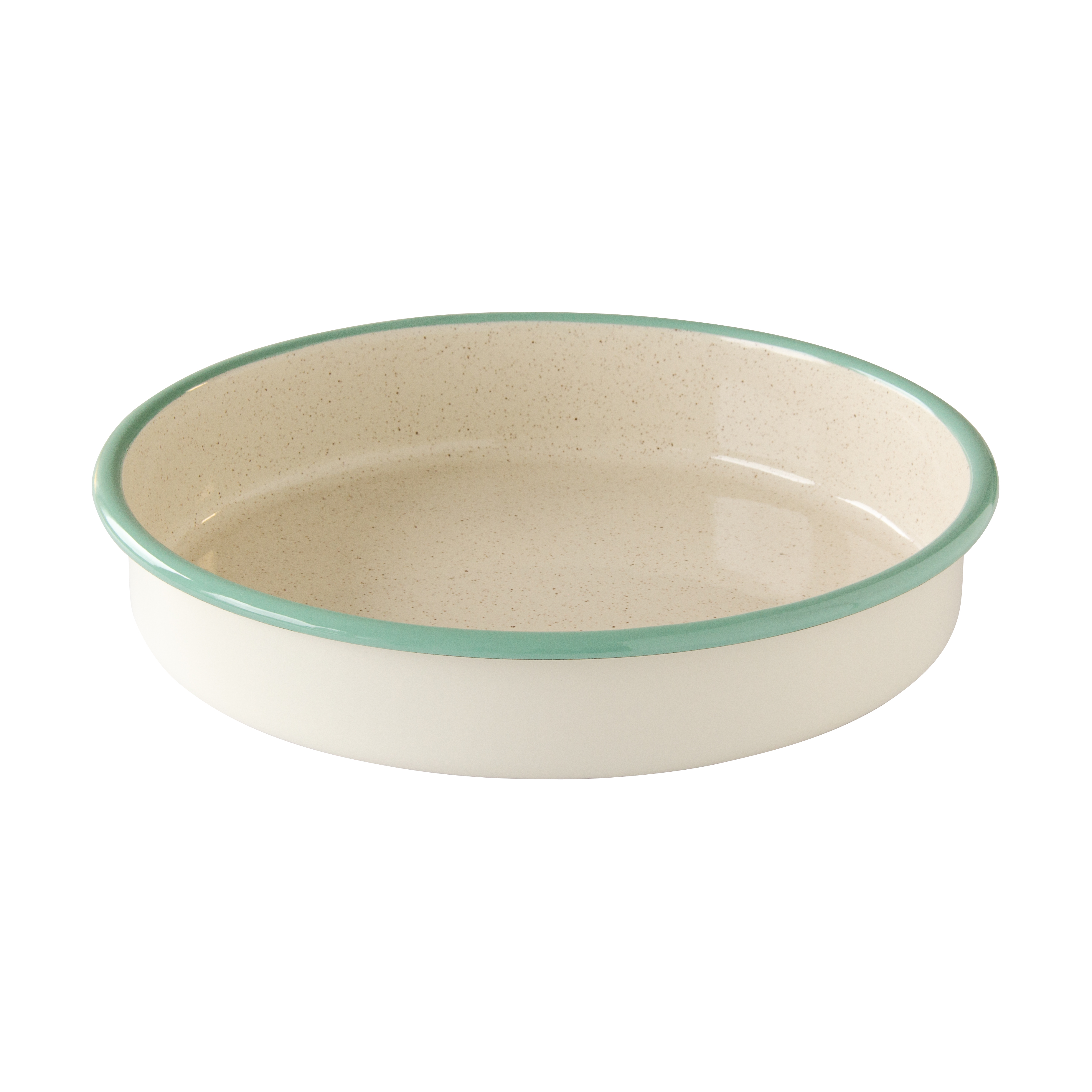 kockums-jernverk Kockums Casserole Dish, Cream lux-green, round, Ø28 cm