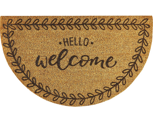 MD-Entree Coconut mat Finesse Hello Welcome 45x75 cm